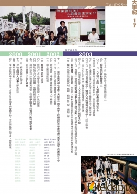 台權會1984－2009大事紀年表