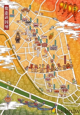 鹿港地图图片